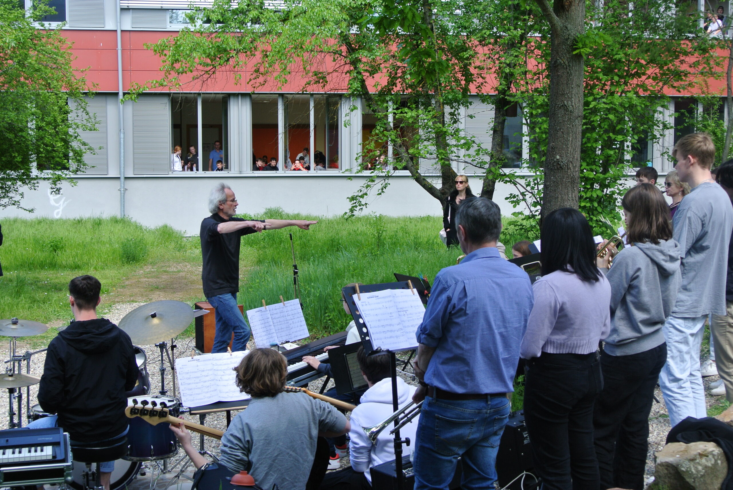 Big Band bei der Einweihung