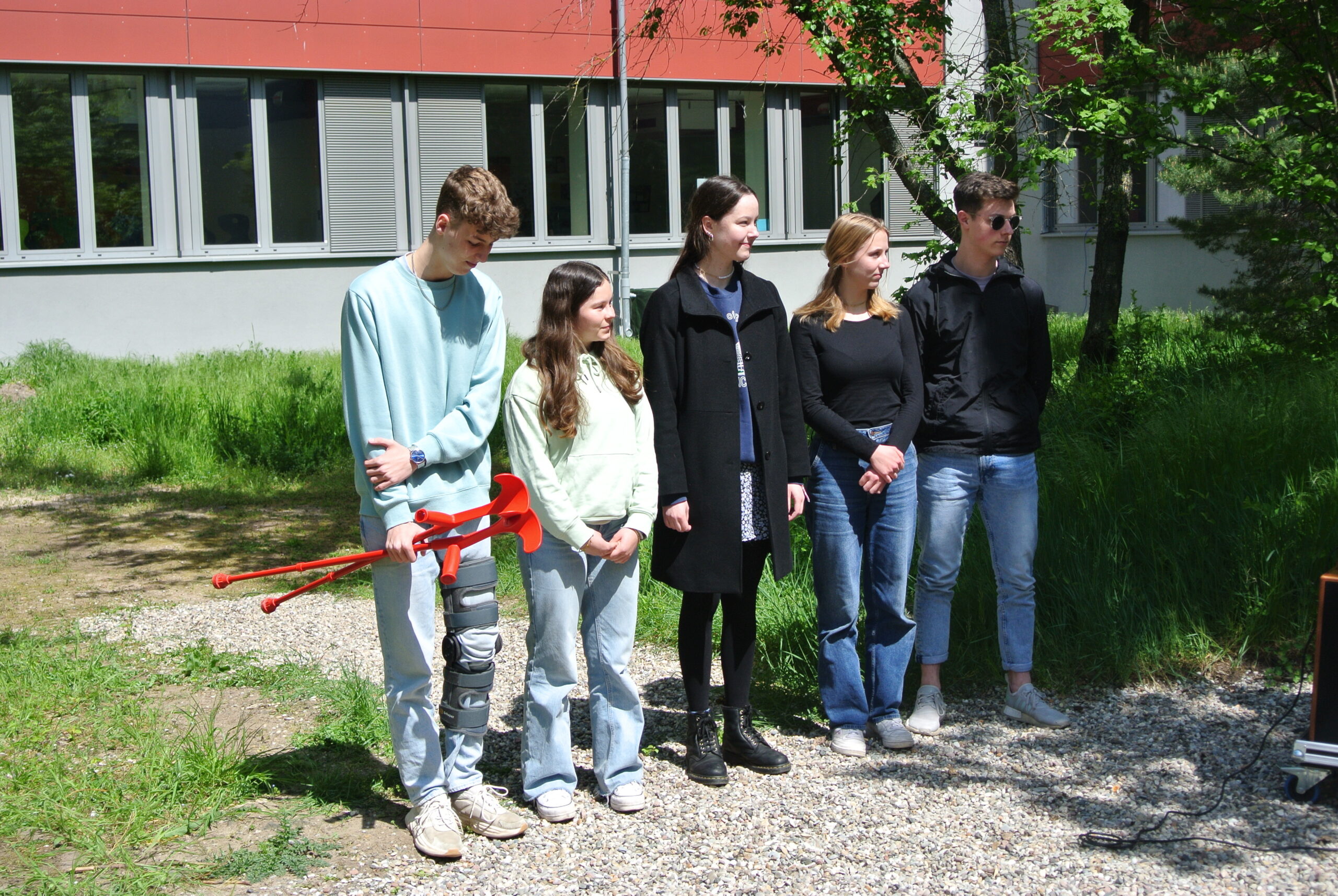 Mitglieder der Garten-AG