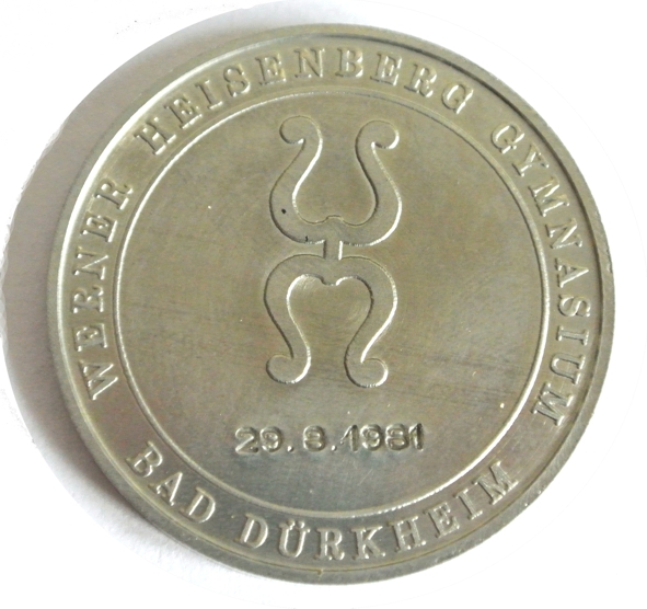 Gedenkmünze zur Namensgebung – Wappen