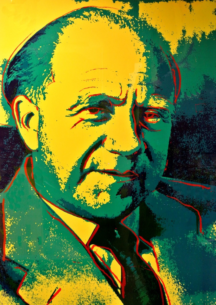 Werner Heisenberg – Porträt im Eingangsbereich